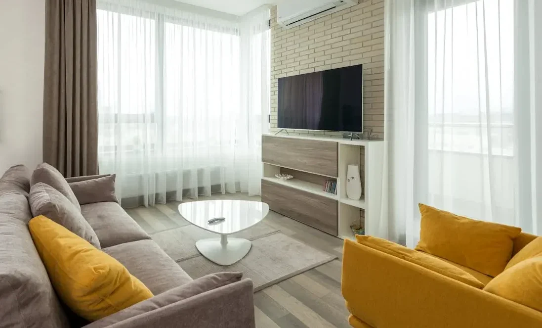 A modern apartment prepared for medium-term rental.