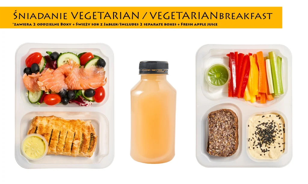 śniadanie wegetariańskie od BoxBuy