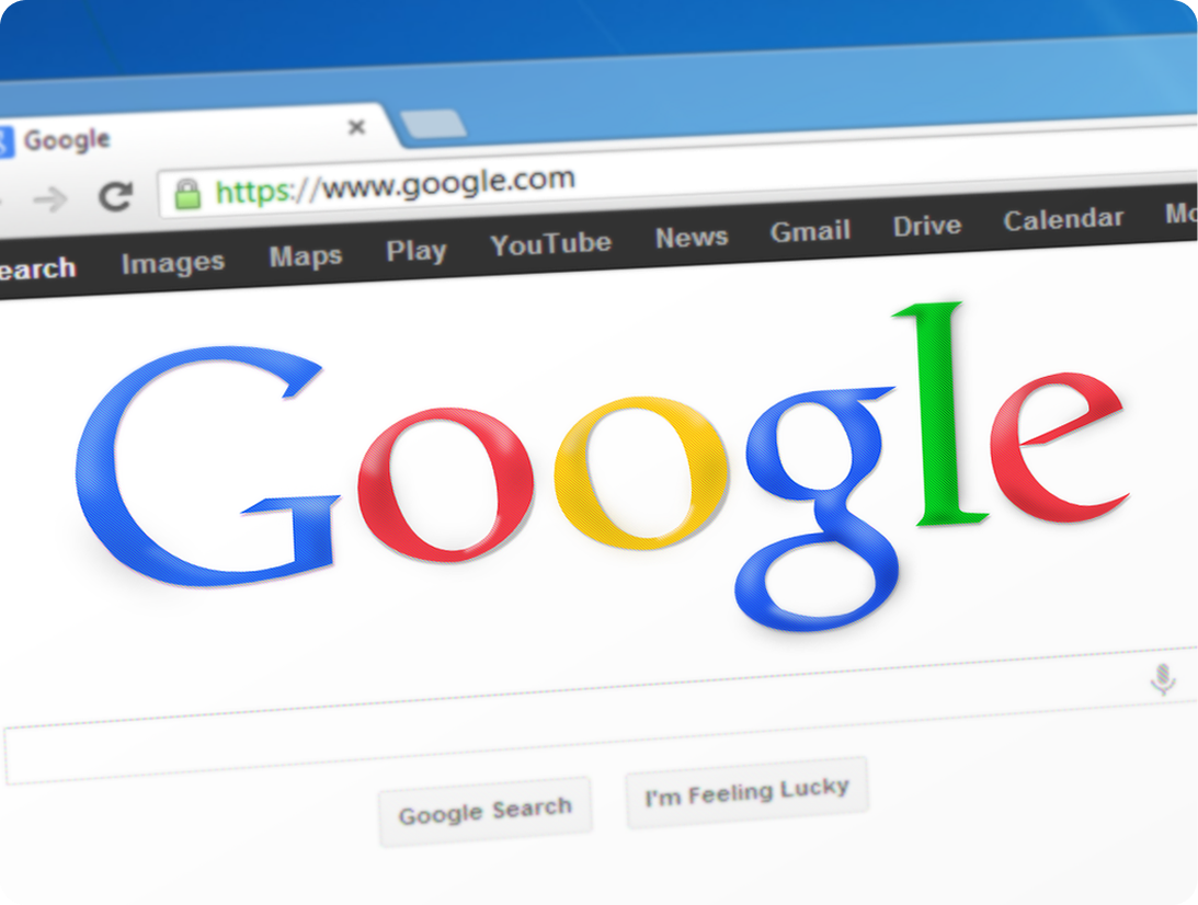 Przeglądarka Google w oknie przeglądarki - skuteczne kampanie reklamowe Google Ads