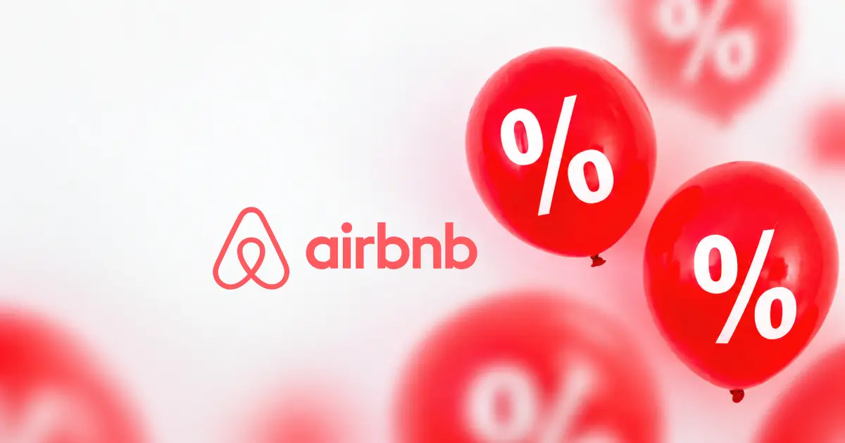 Airbnb prowizja 15,5%