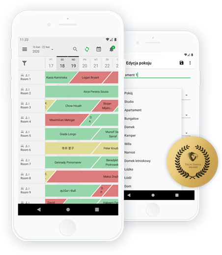 Calendario delle prenotazioni mobile sul tuo telefono